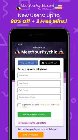 Game screenshot Meet Your Psychic Live Reading apk