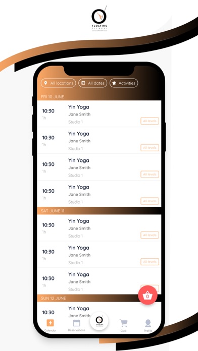 Floating Fitness London Screenshot