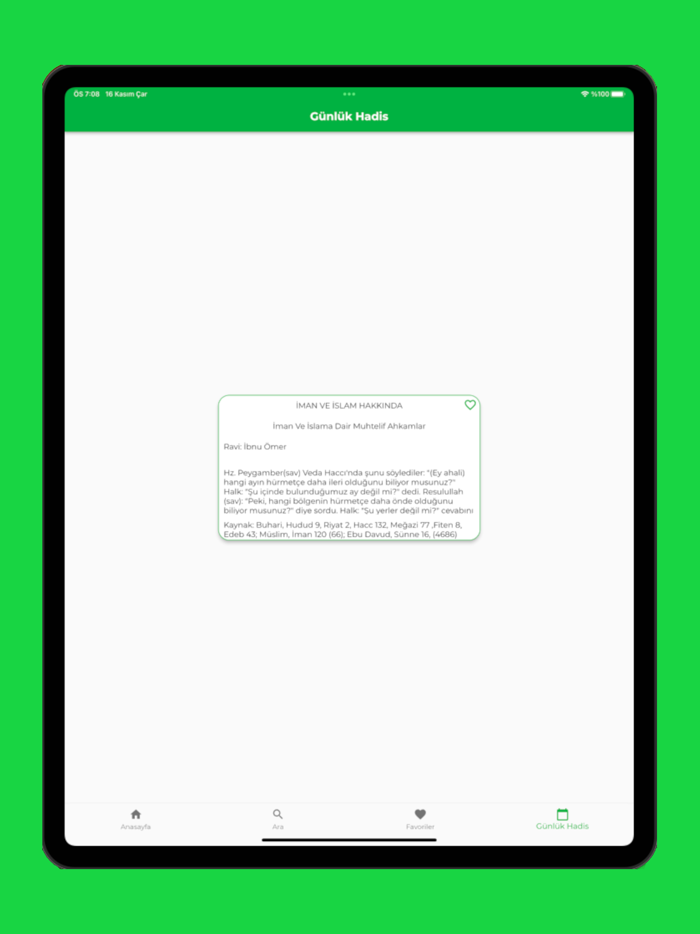 Kütüb-i Sitte Sahih Hadis