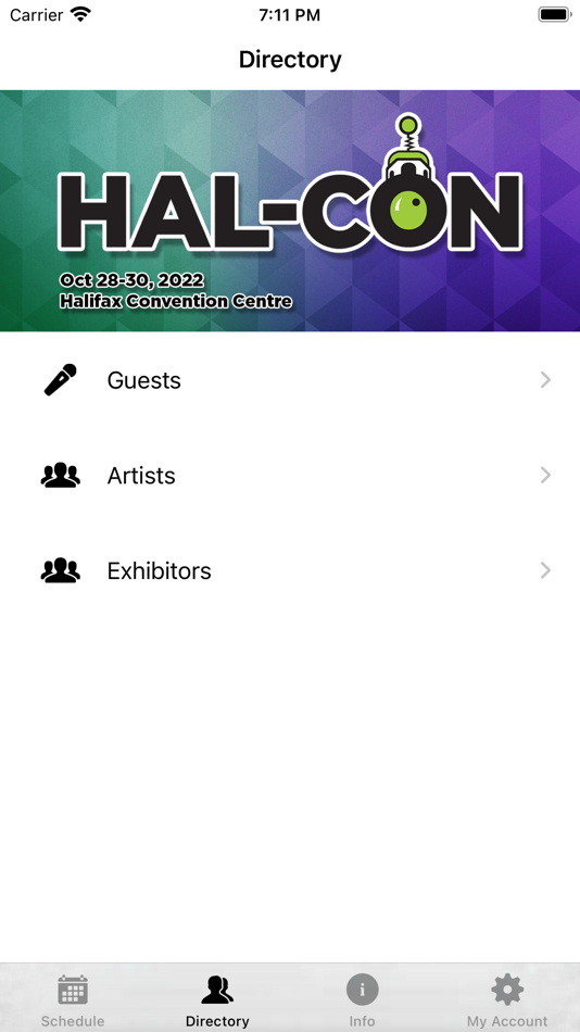 #2. Hal-Con 2022 (iOS) 由: Hal-Con Sci-Fi Fantasy Association