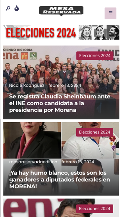 Mesa Reservada Screenshot