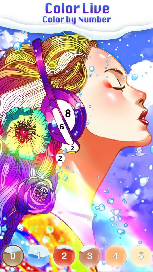 #3. Color Live - Color by Number (iOS) 由: 丽丹 王