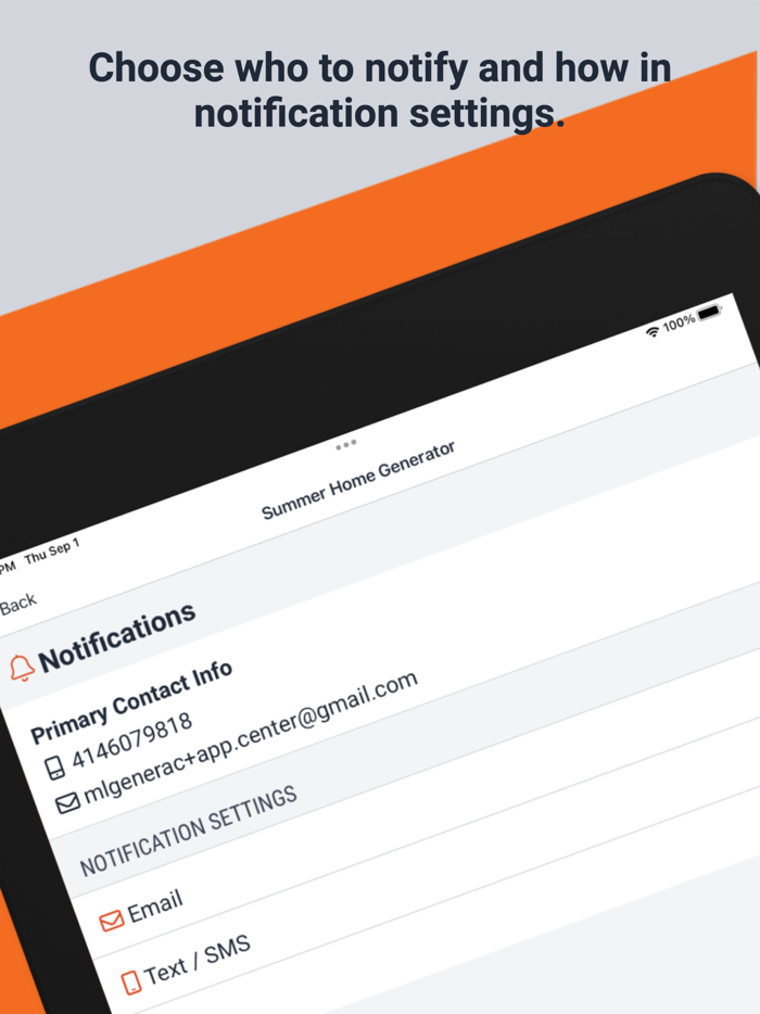 Mobile Link for Generators