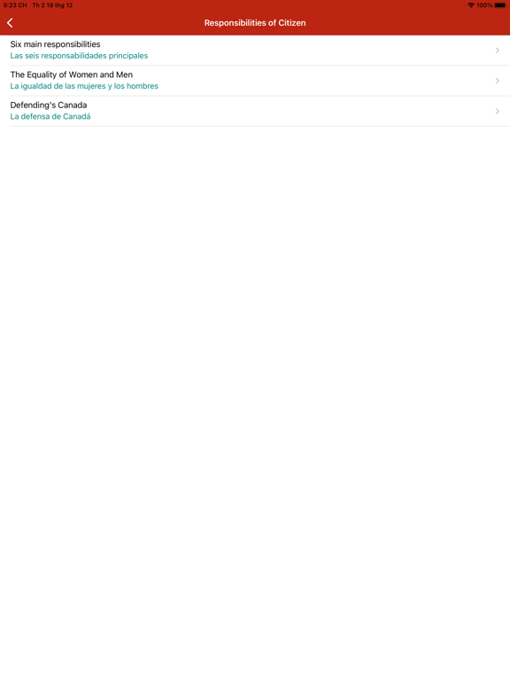 Screenshot #6 pour English-Spanish Citizenship