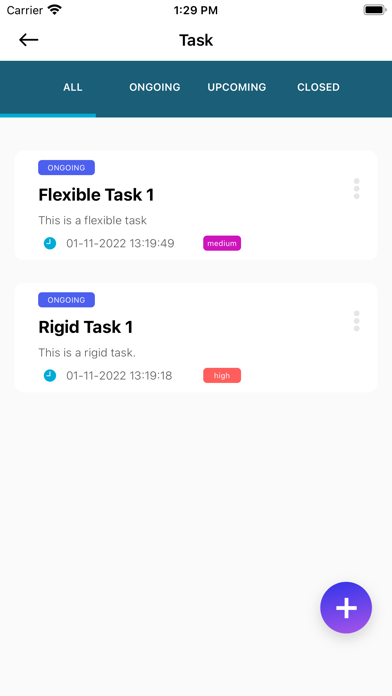 Logbie Task Manager Screenshot