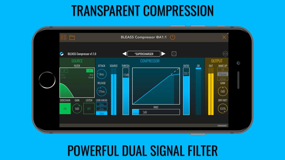 #1. BLEASS Compressor (iOS) Podle: BLEASS