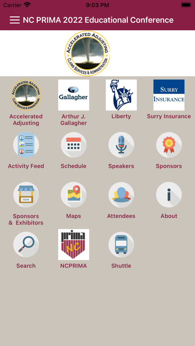 NC PRIMA Conference Screenshot