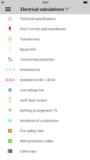 medium voltage calculations iphone screenshot 1
