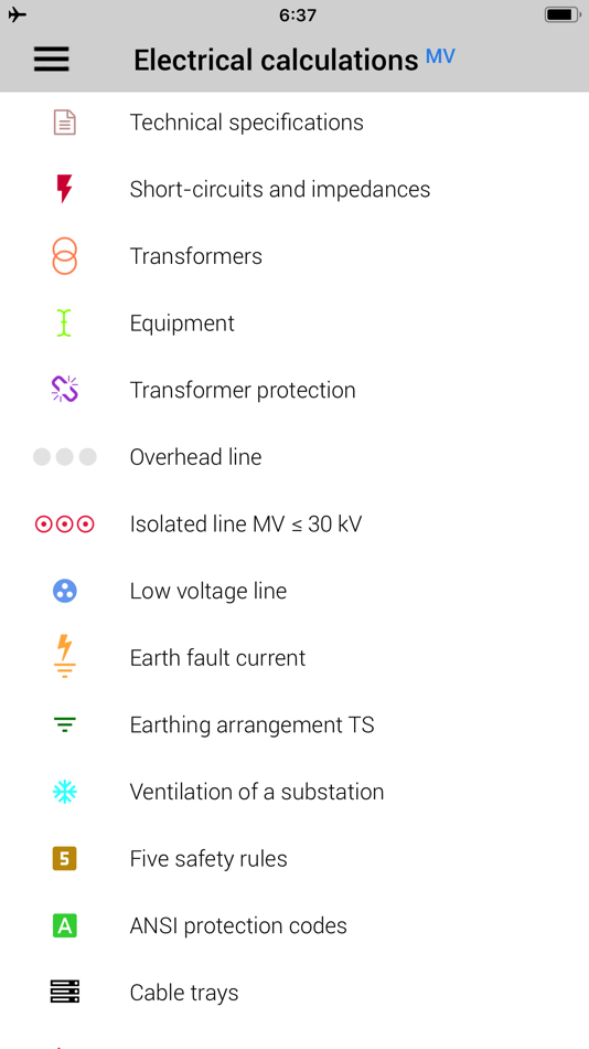 #1. Medium Voltage Calculations (iOS) 게시자: Angel Martinez