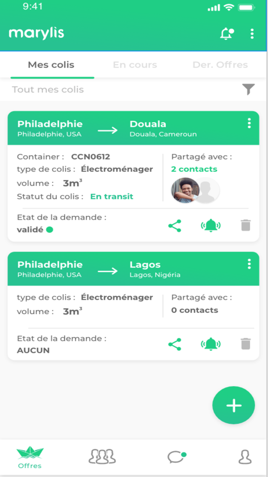 #1. Marylis Client (iOS) 由: Samuel Ngoumou
