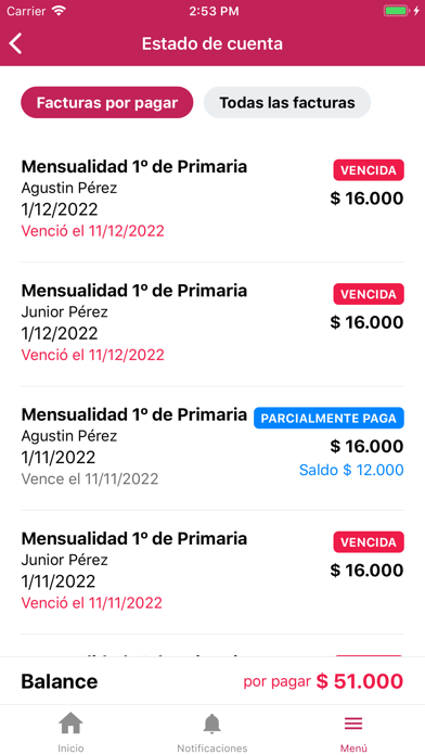 Colegio Scaffo Screenshot