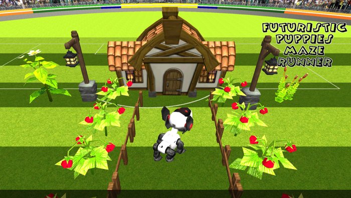 Futuristic Puppy Maze Run