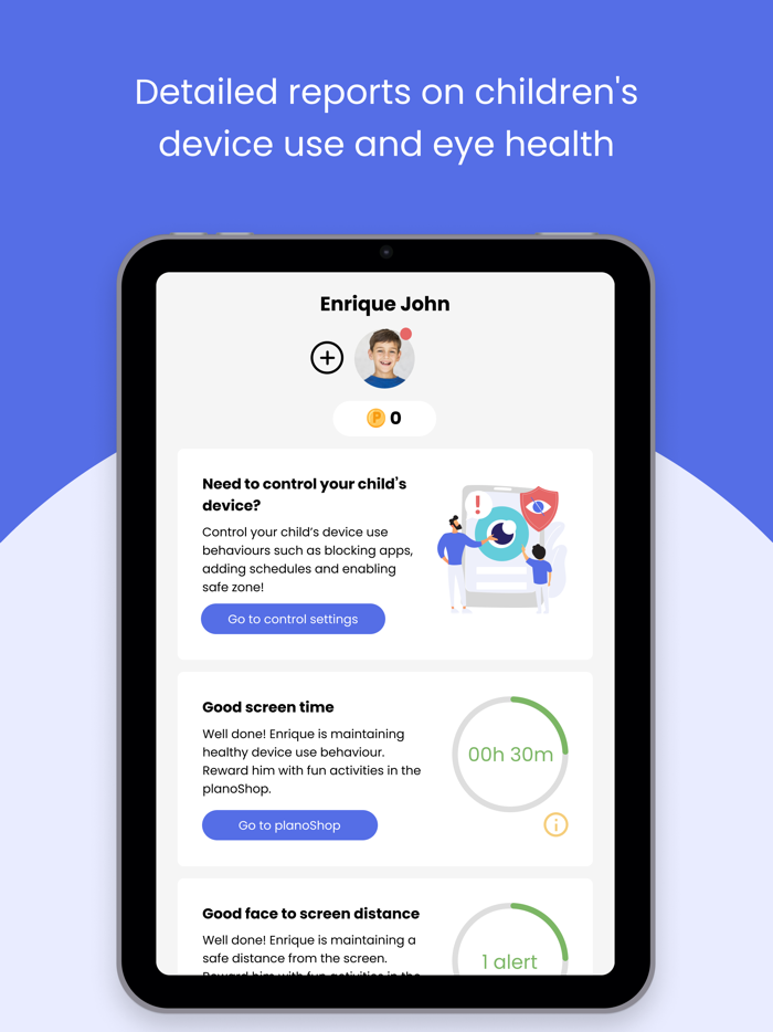 Parental Control App - Plano
