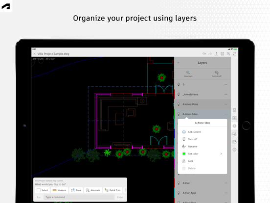 AutoCAD iPad app afbeelding 4