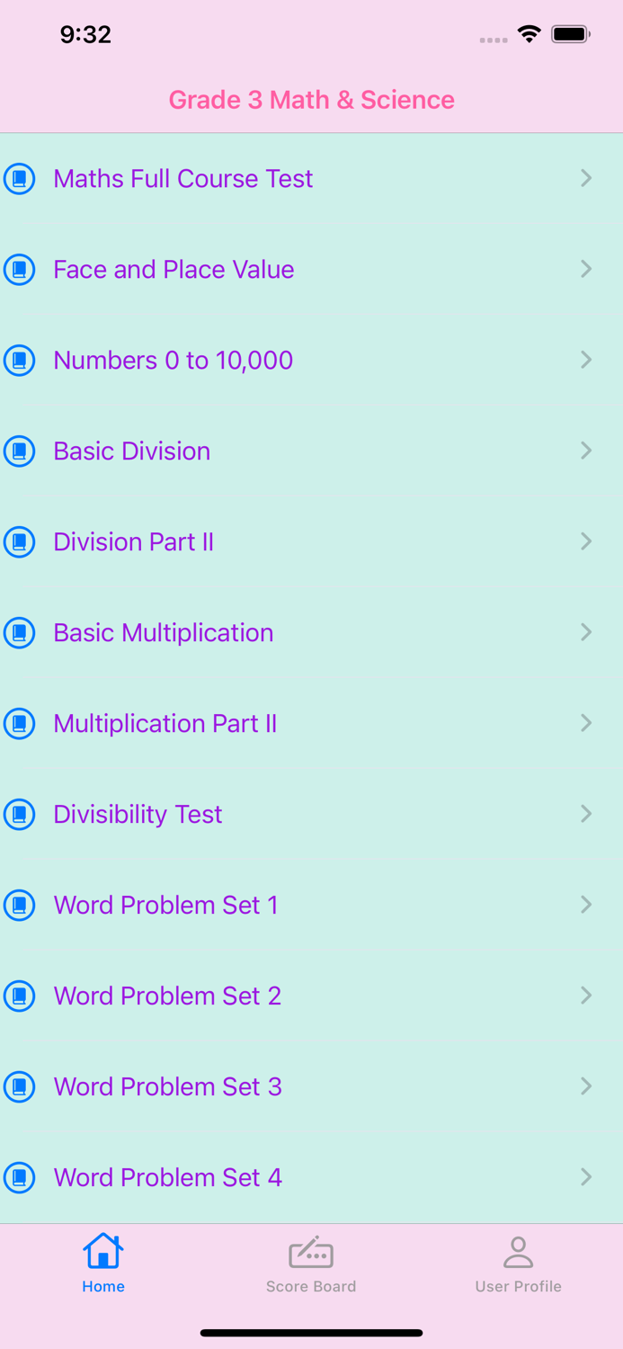 Grade 3 Math and Science