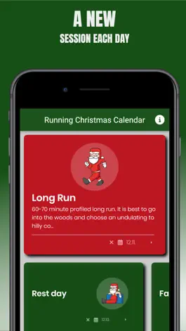 Game screenshot Running Christmas Calendar apk
