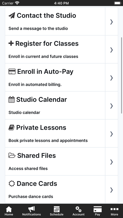 Louisville Dance Alliance iPhone screenshot 5 - Lifestyle app