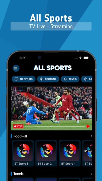 All Sports TV - Live Streaming Screenshot