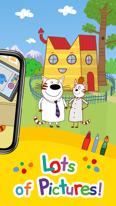 Kid-E-Cats: Draw & Color Games Screenshot