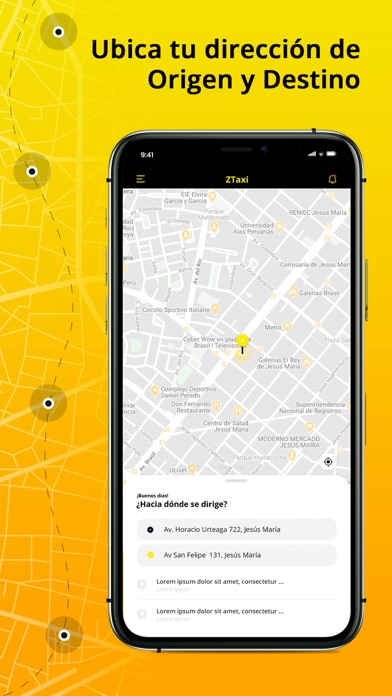 Z Taxi Cliente Screenshot