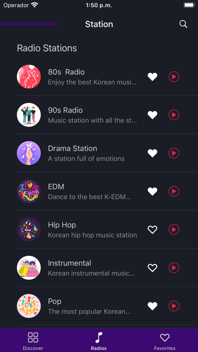 K-Pop Radio Music Screenshot