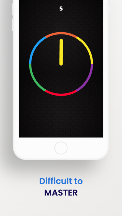 Crazy Wheel- Ticking colors Screenshot