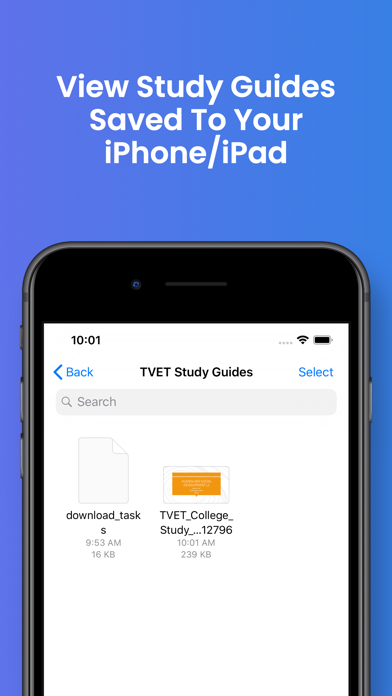 TVET College Study Guides Screenshot