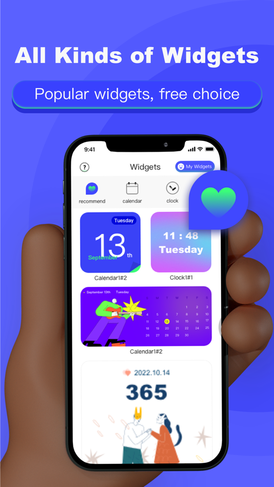 #2. Fine widget (iOS) Podle: Shenzhen Xinhuo Culture Technology Co., Ltd.