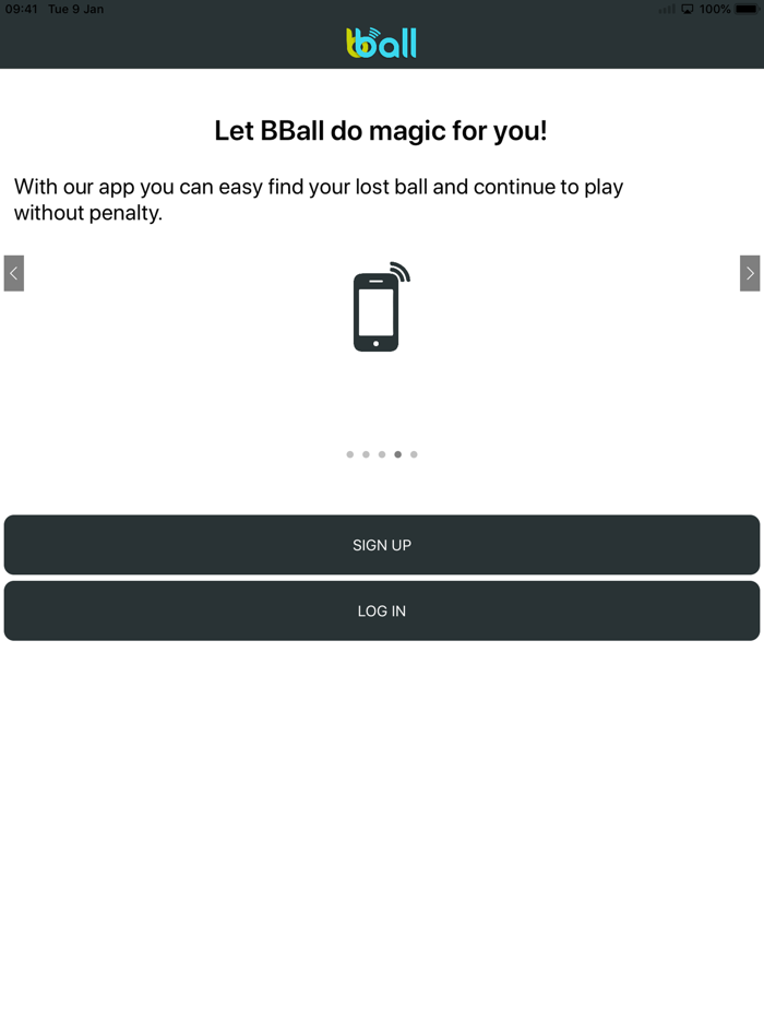 Bball - 1st smart golf ball