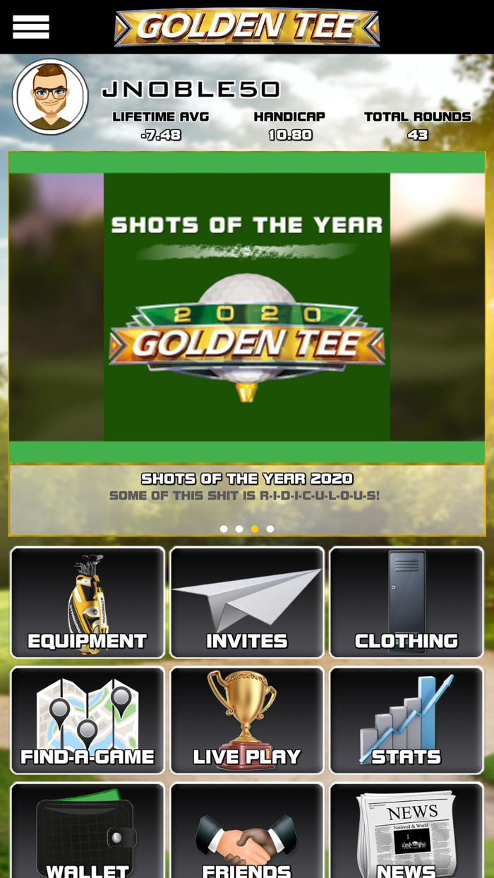 Golden Tee Caddy