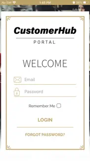 customerhub portal iphone screenshot 1