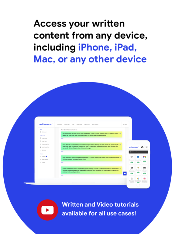 AI Writer: AI Chatbot, AI Text iPad screenshot 4 - Utilities app