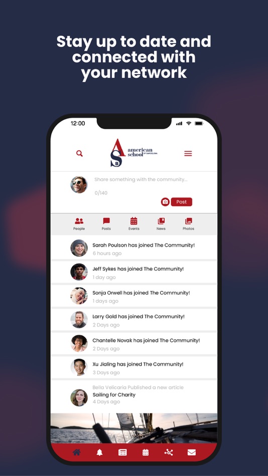 #1. The ASB Community (iOS) Podle: Toucan Tech