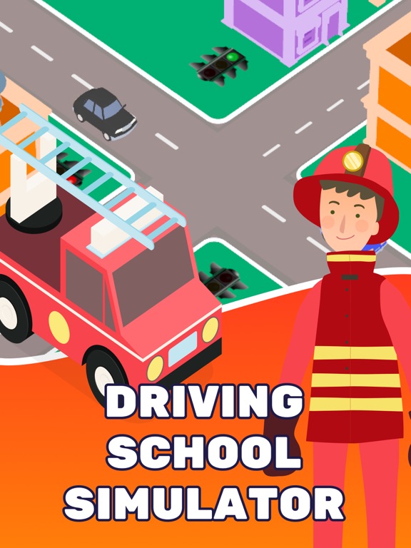 Car Driving-School Simulator iPad screenshot 4 - Education app