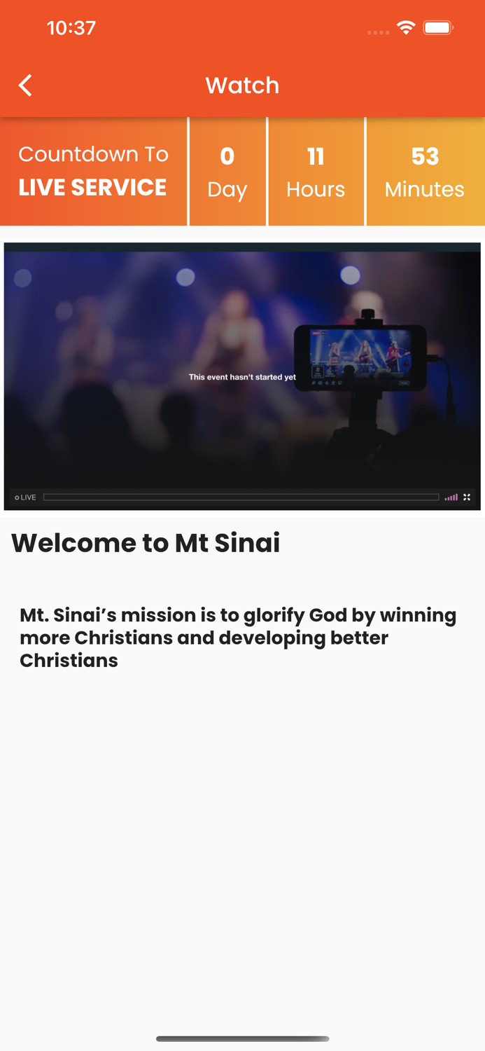 Mt. Sinai Church LA