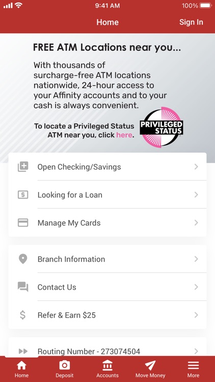 Affinity Credit Union