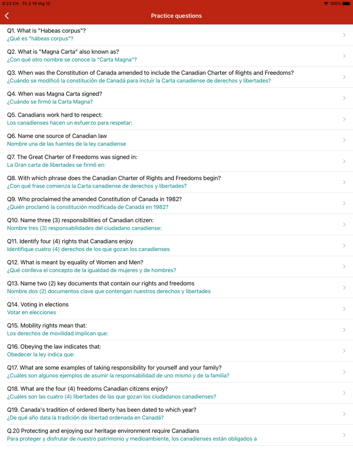 English-Spanish Citizenship