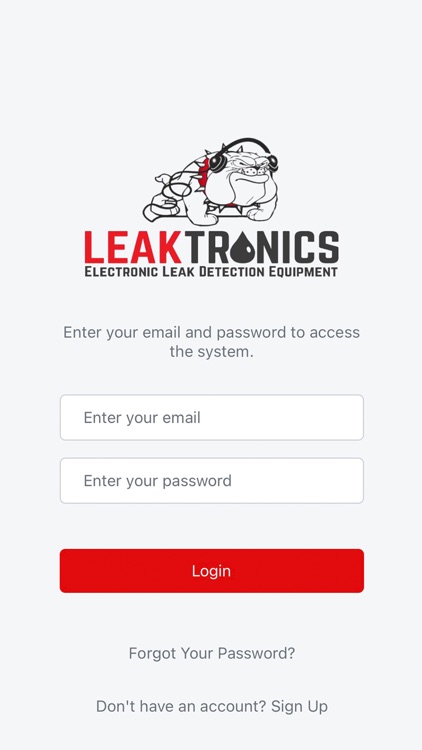 Leaktronics App