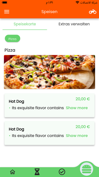 Bestellhalal-Partnerapp Screenshot