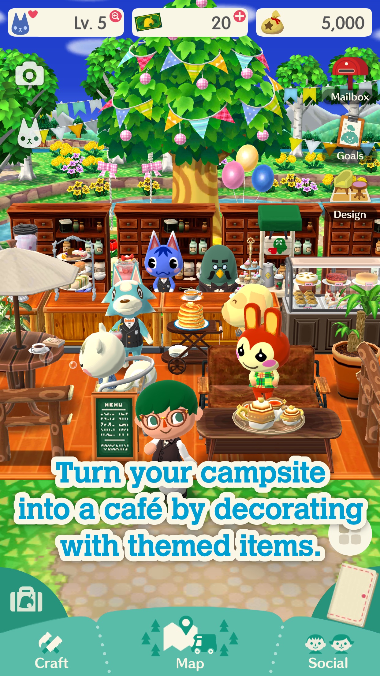 Screenshot do app Animal Crossing: Pocket Camp