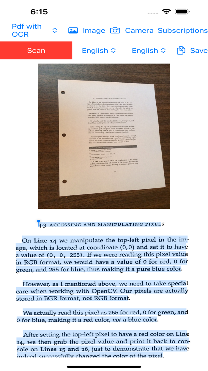 Photo Scanner  Translator