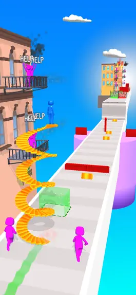 Game screenshot Stairs Runner & Rescue mod apk