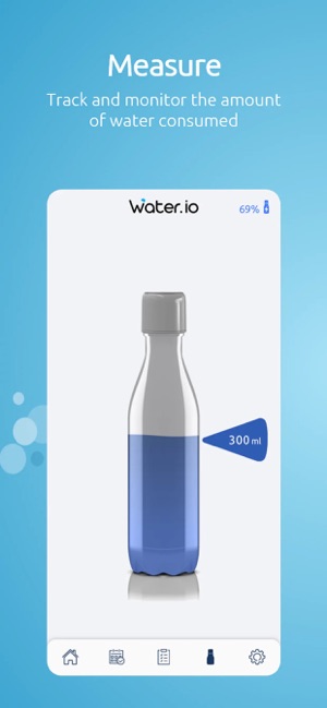 WATER.IO Smart Water Bottle - Track Water Intake with Color Changing LED  Reminder & Bluetooth Free A…See more WATER.IO Smart Water Bottle - Track