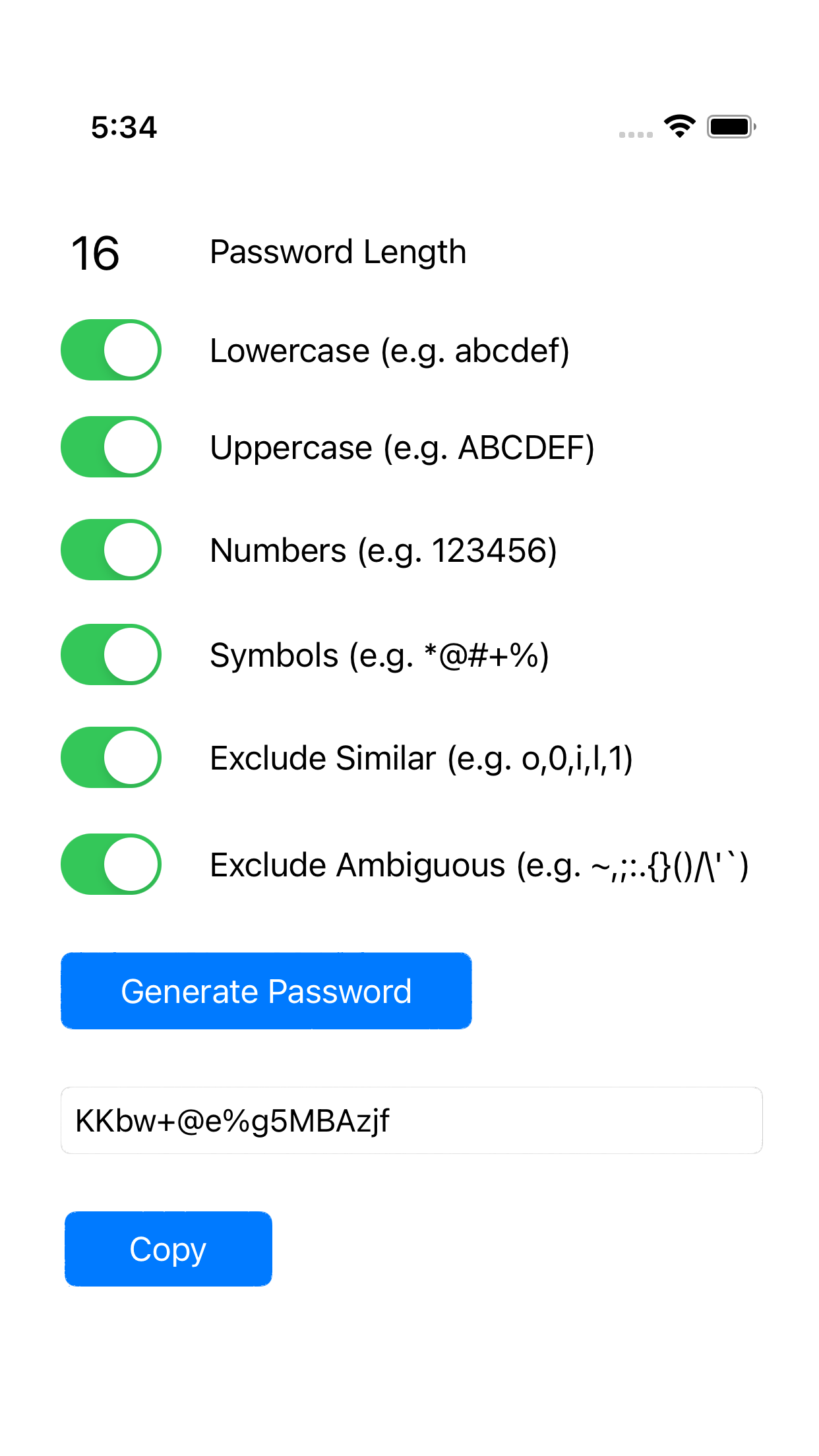 Password Generator - Strong