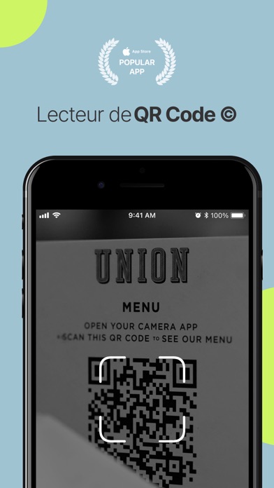Screenshot #1 pour Lecteur de codes QR ,QR Reader