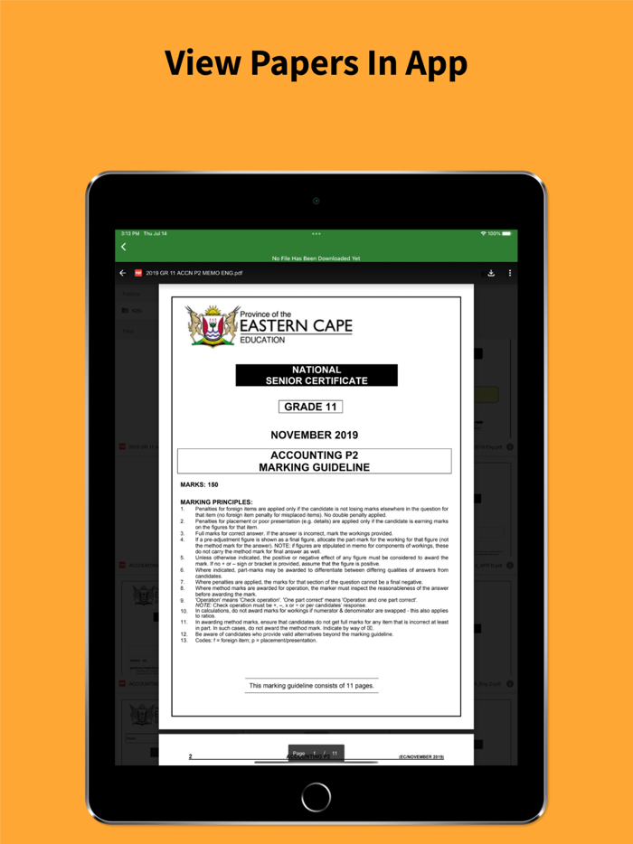 Grade 10 Exam Papers