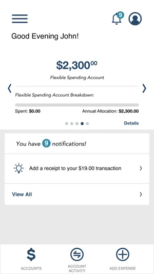 myFlexSpend screenshot 1