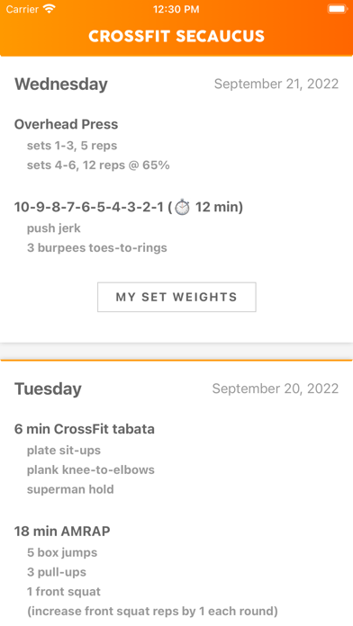 CrossFit Secaucus Screenshot