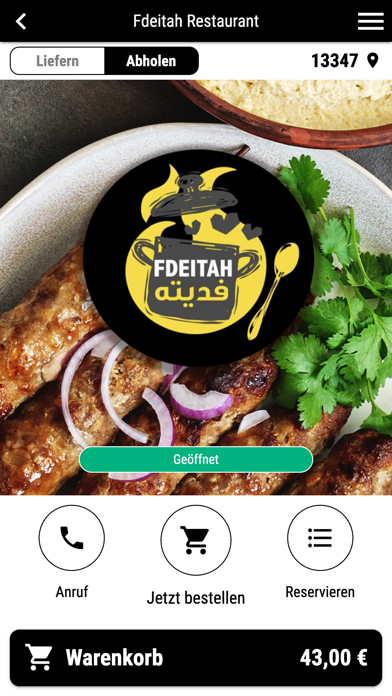 Fdeitah Restaurant Screenshot