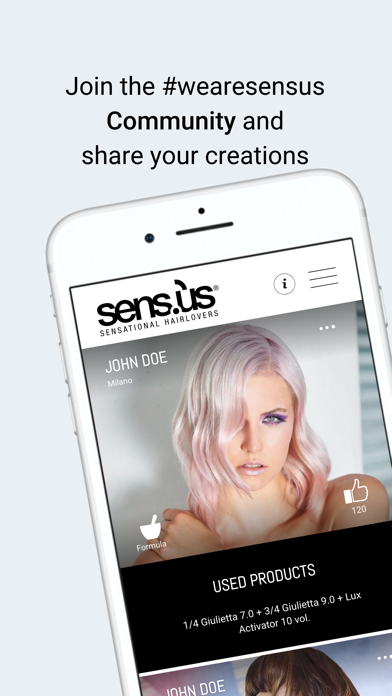 Sensus App Screenshot